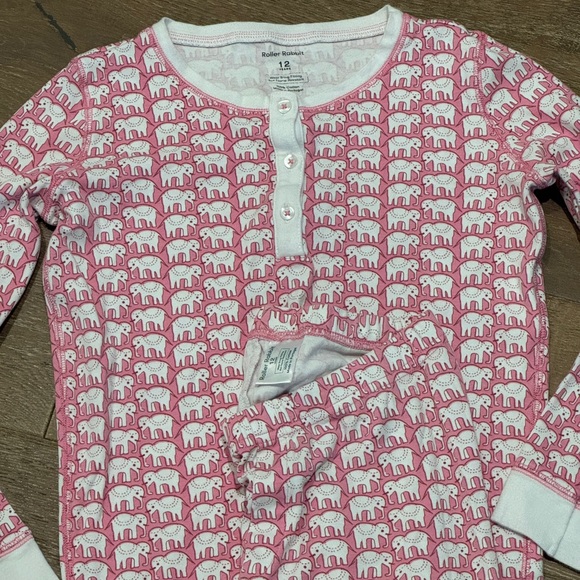 Roller Rabbit - Pink Hathi Pajamas - Picture 2 of 6
